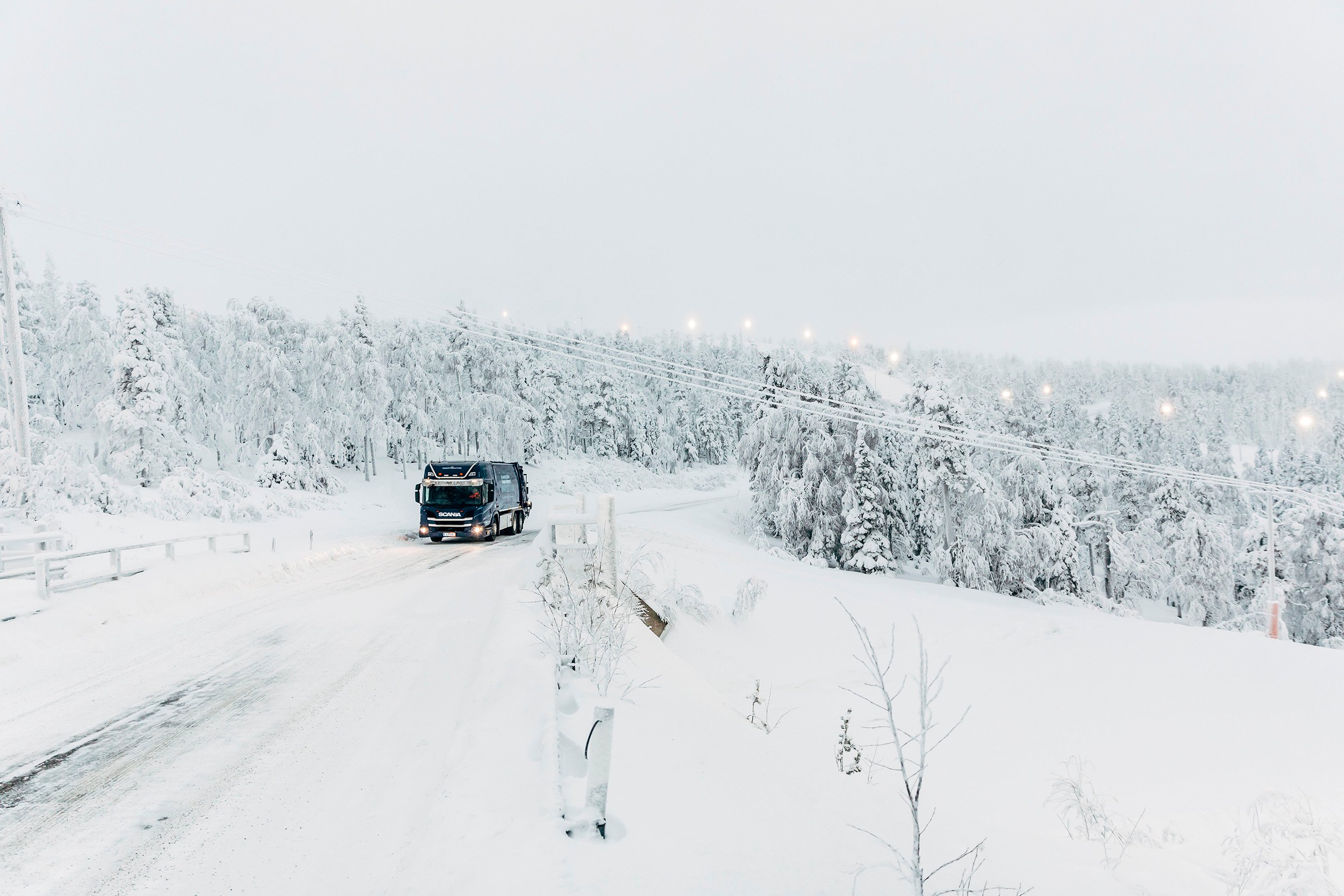 Jäteauto Levi artikkeli